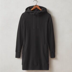American Giant Black Hoodie Dress